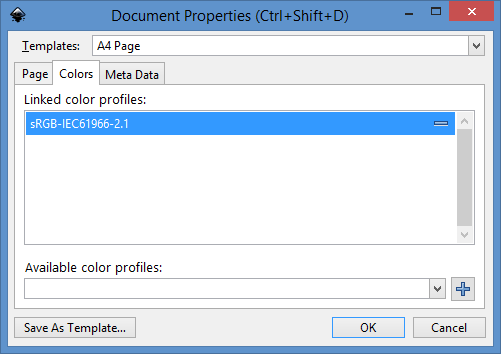 New Document Properties dialog Colors tab.png