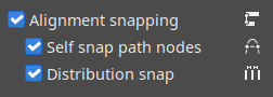 new Snap Toolbar options