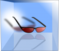 Goggles in glass cube.png